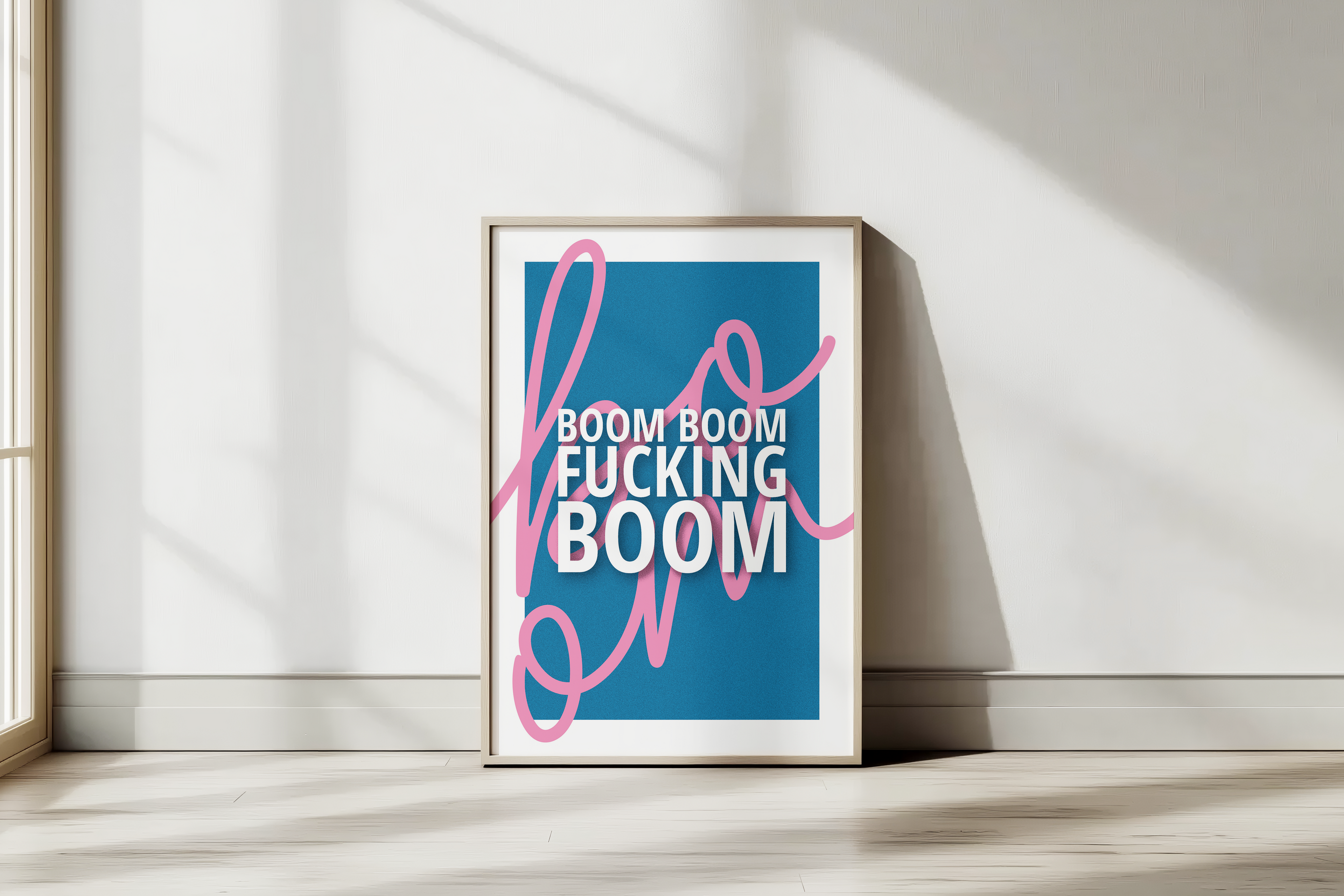Boom Boom Fucking Boom Poster