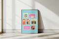 Book Lovers Stamp Poster
