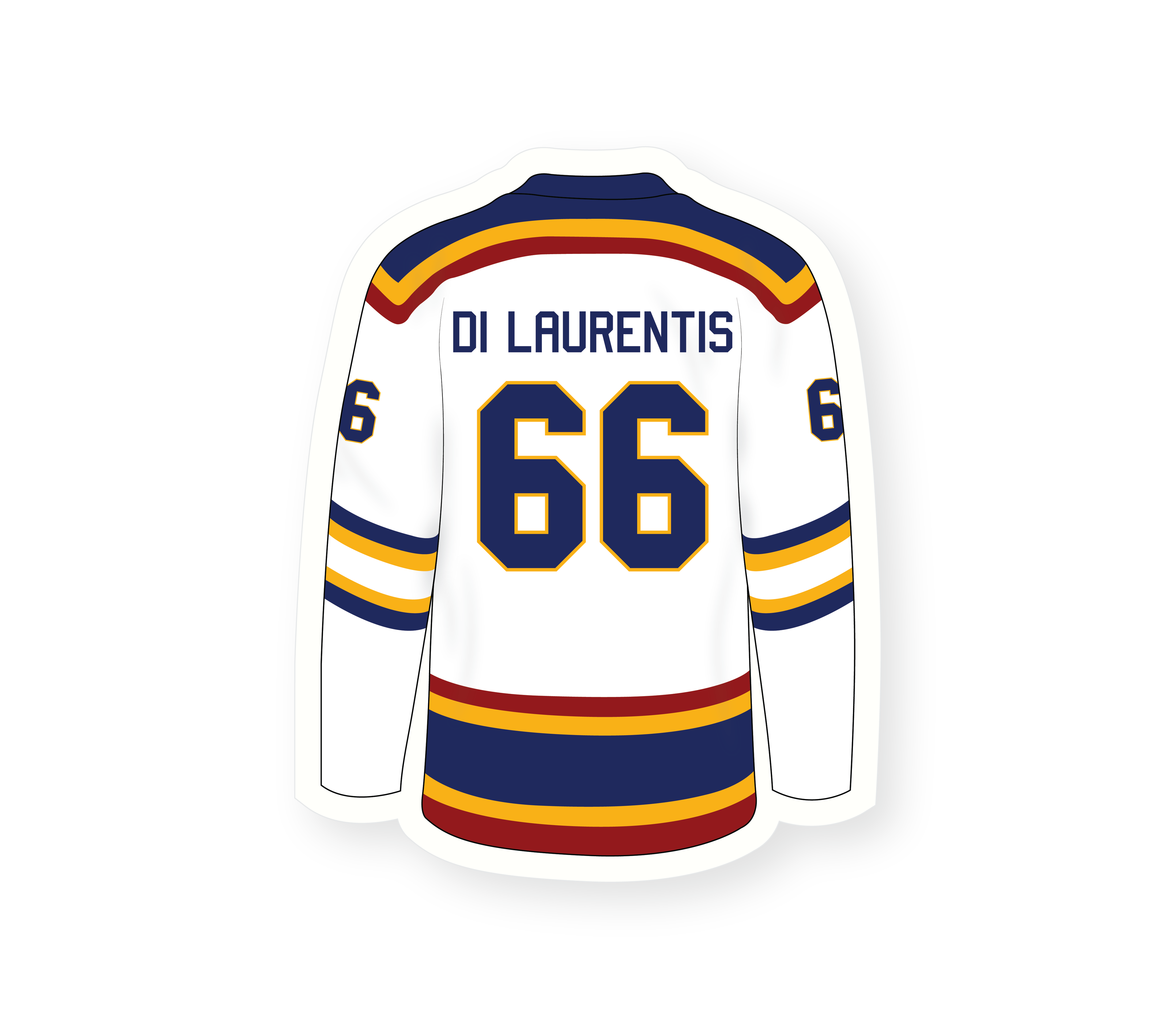 Dean's Jersey Off Campus Sticker