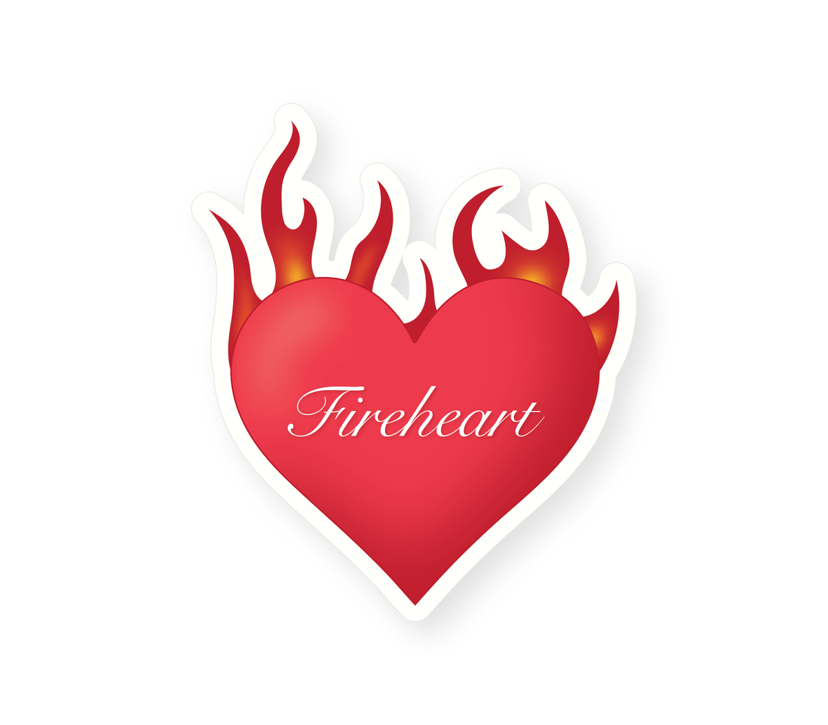 Fireheart Sticker