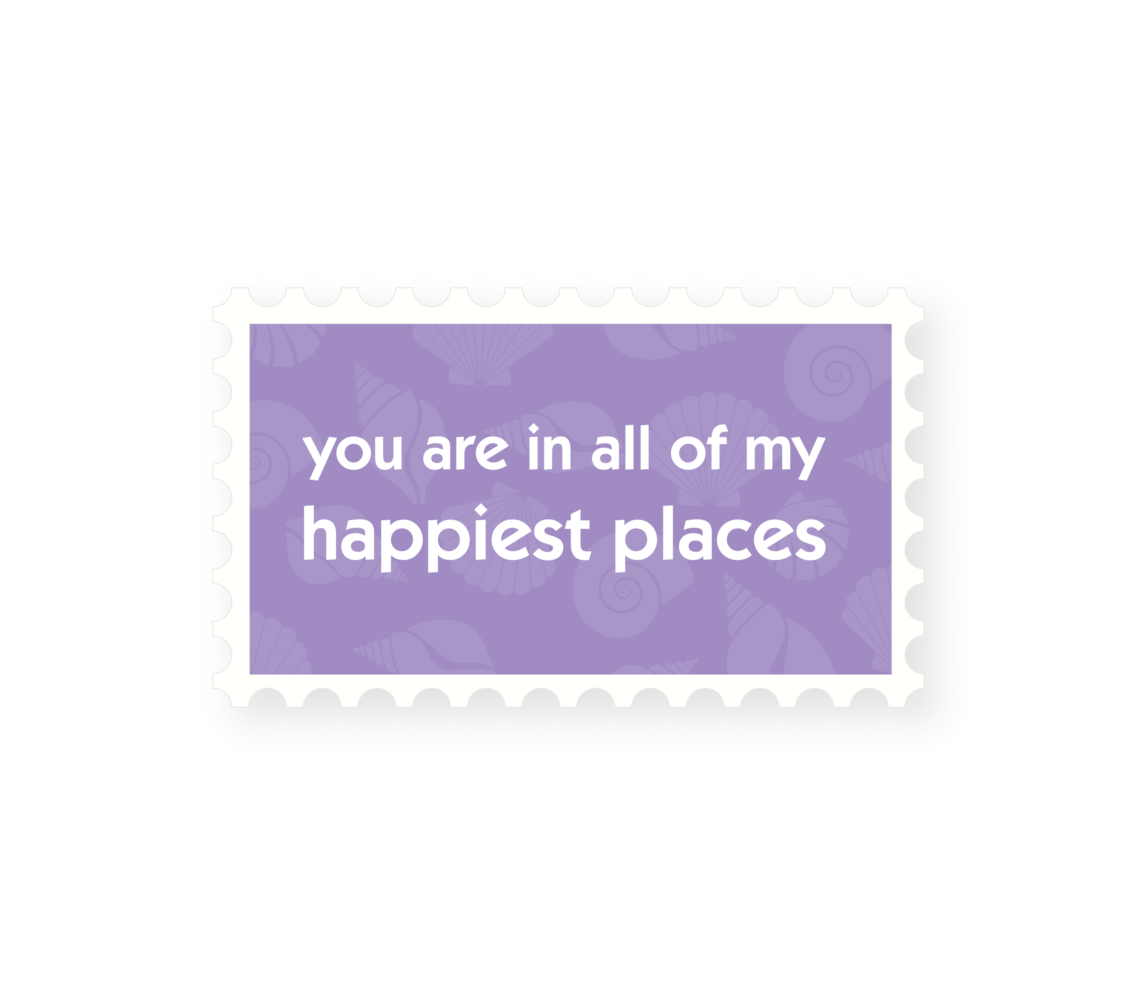 Happy Place Quote Sticker