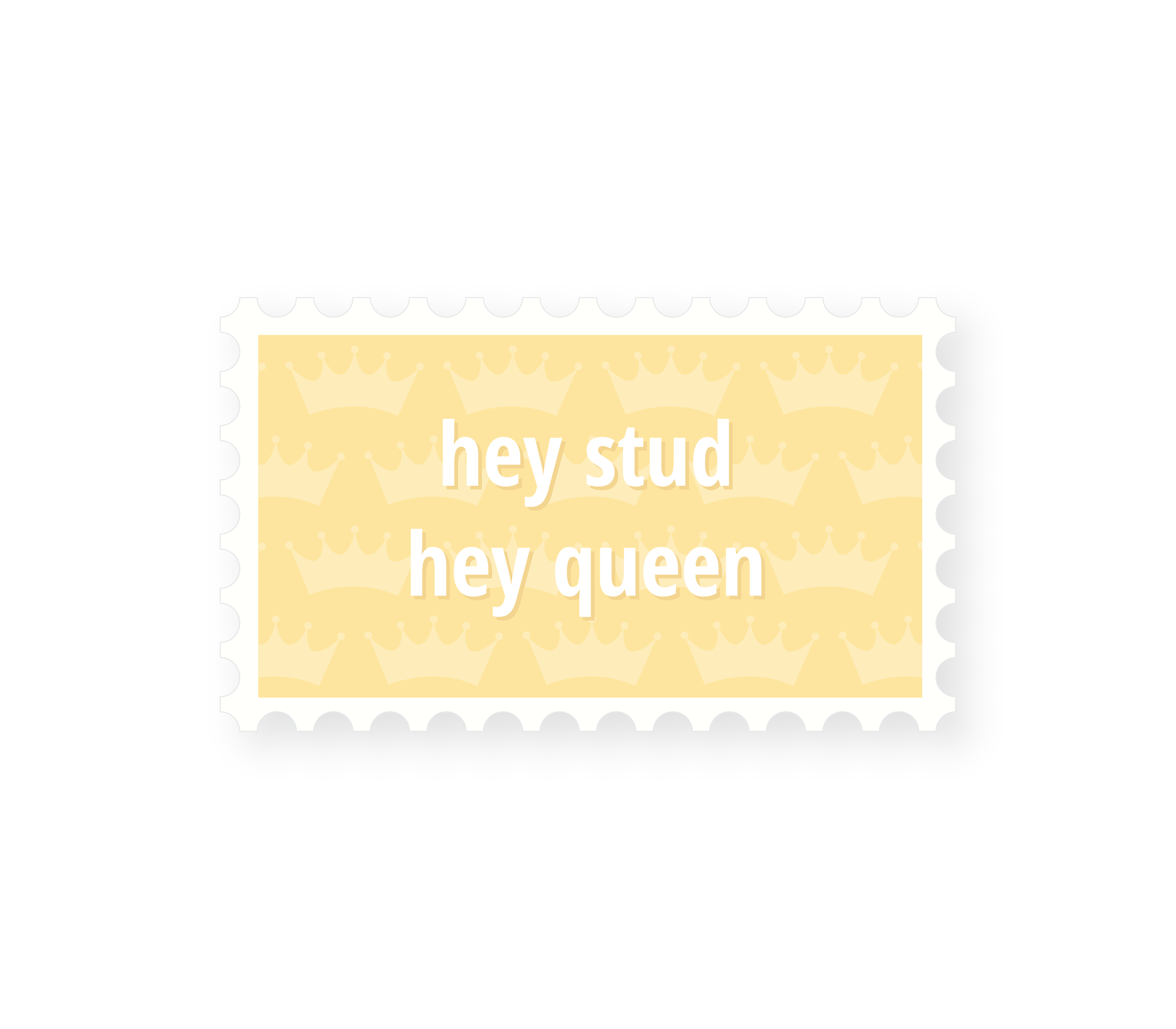 Hey Stud, Hey Queen Boys of Tommen Sticker