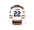 Logan's Jersey Off Campus Sticker
