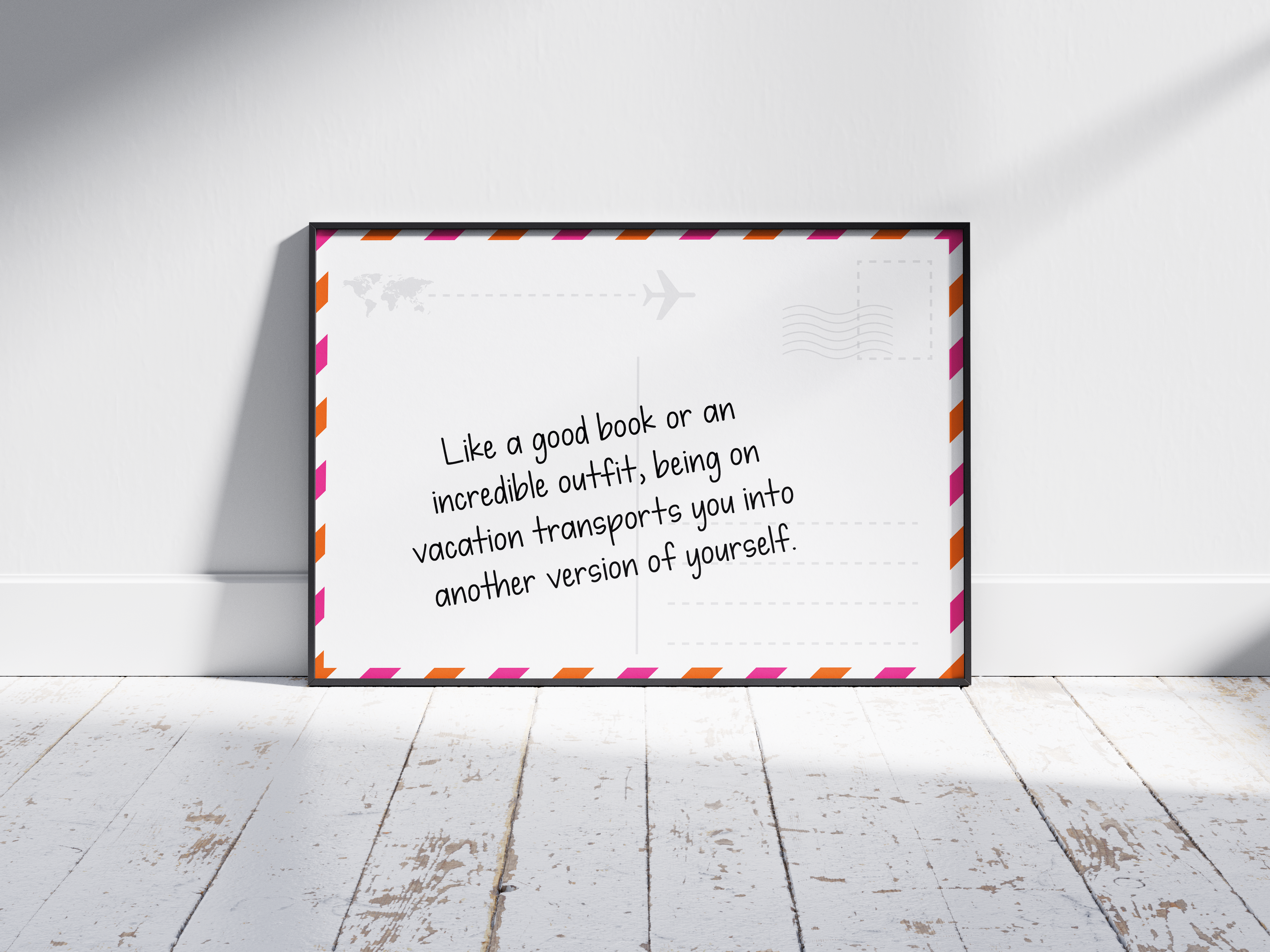 People We Meet On Vacation Quote Poster