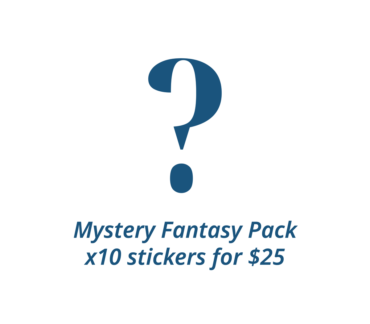 Fantasy Mystery Sticker Pack