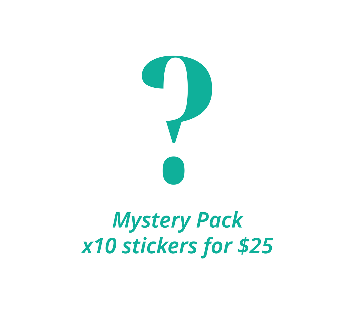 Mystery Sticker Pack