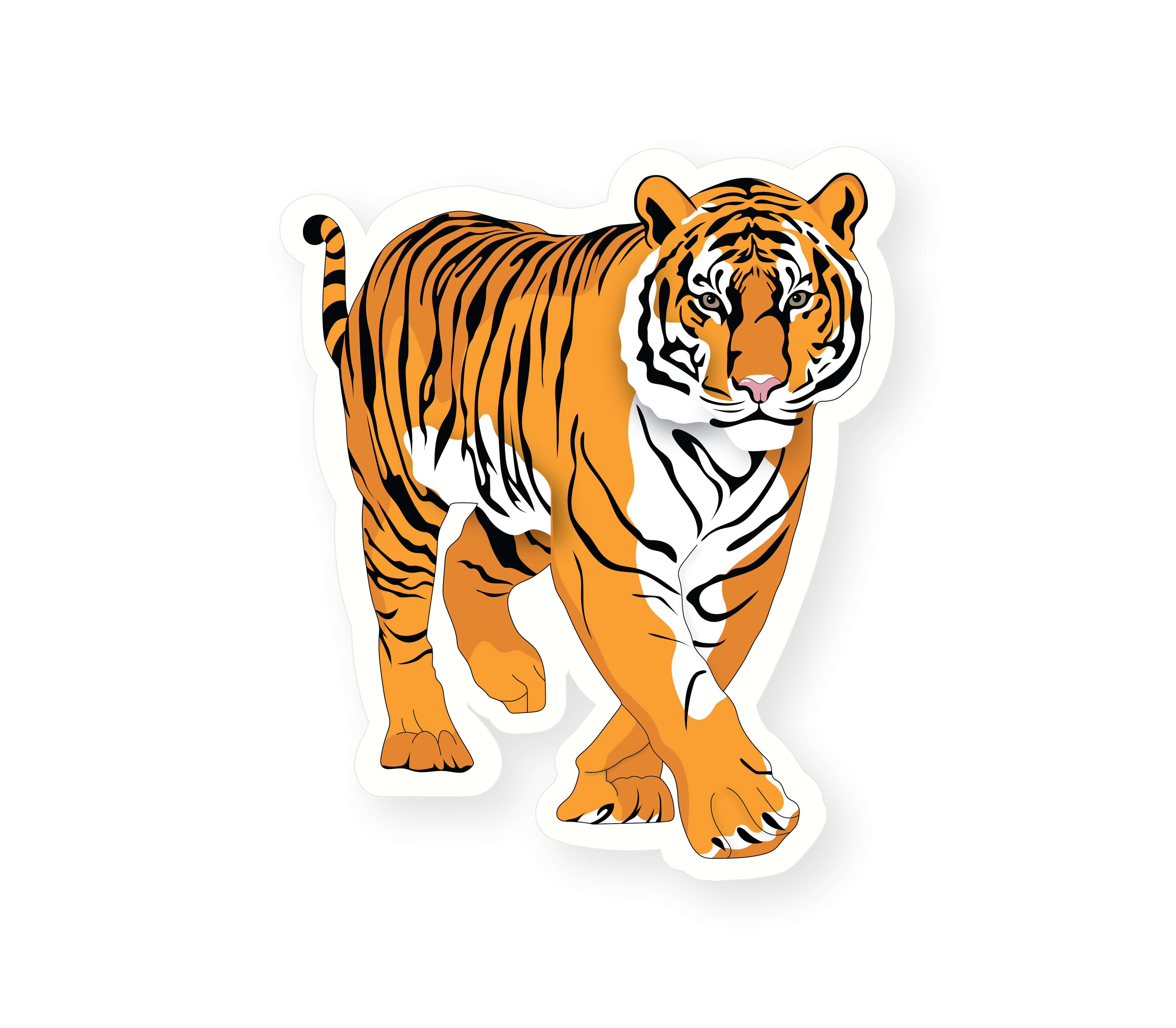 Tiger Daisy Haites Sticker