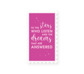 To The Stars Who Listen - Pink Sticker